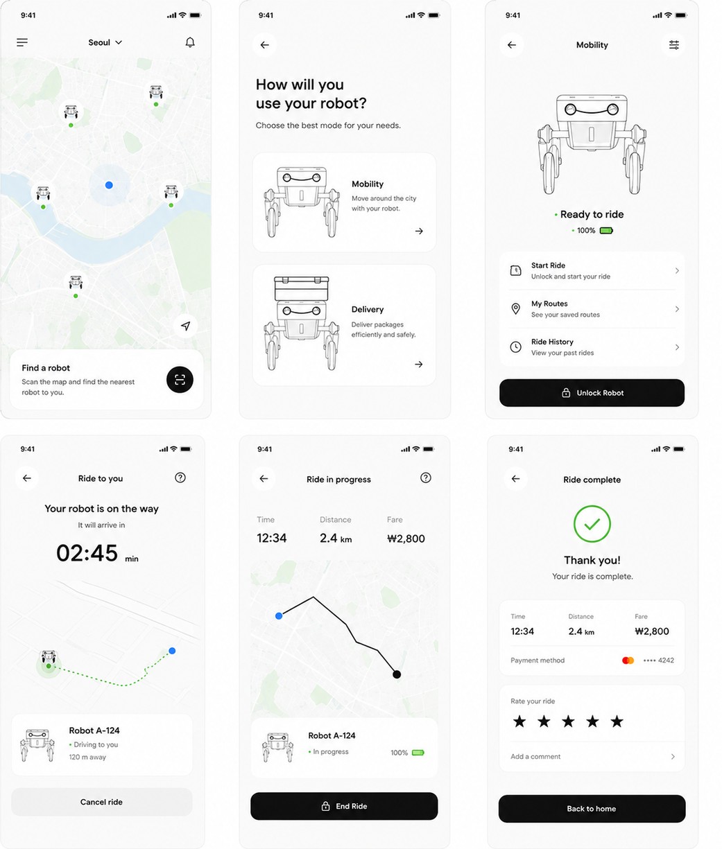 ONYU companion app concept on a phone screen.